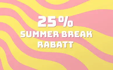 Pinke und gelbe Wellen.