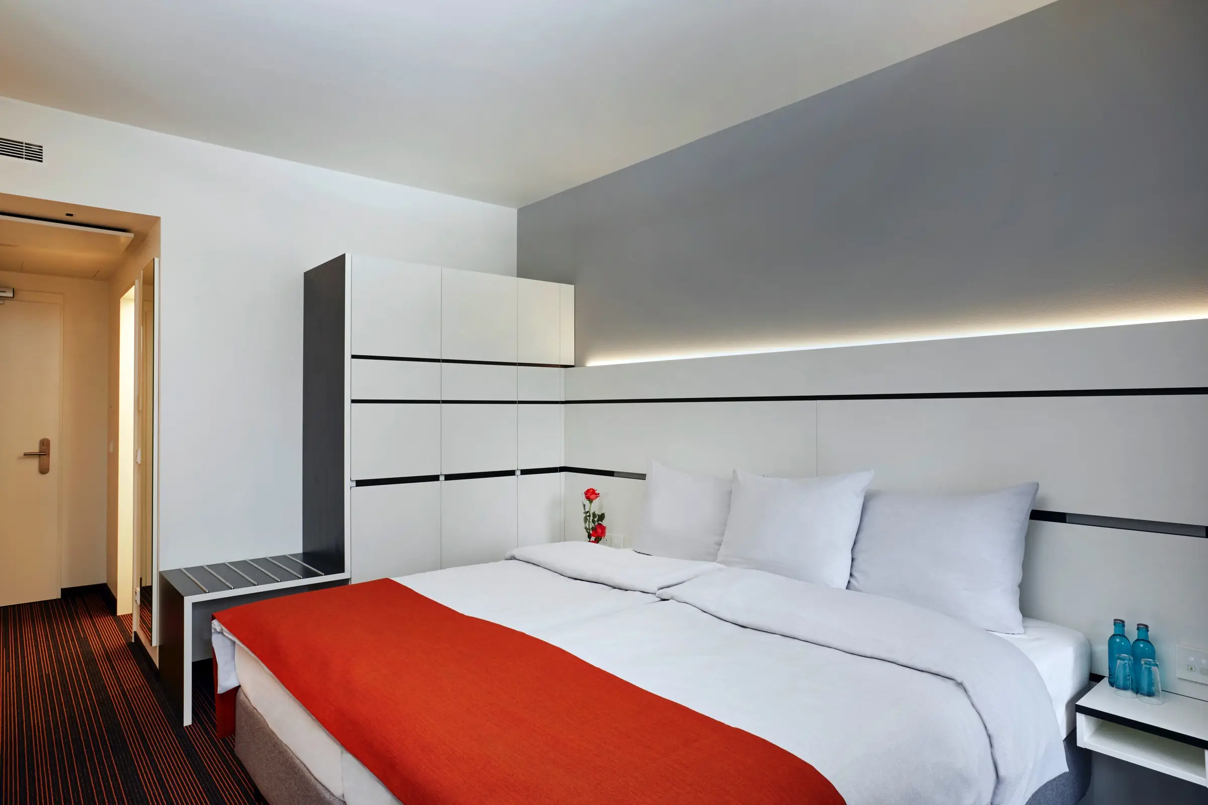 Modernes Komfort Doppelzimmer im Hyperion Hotel Hamburg - Offizielle Webseite