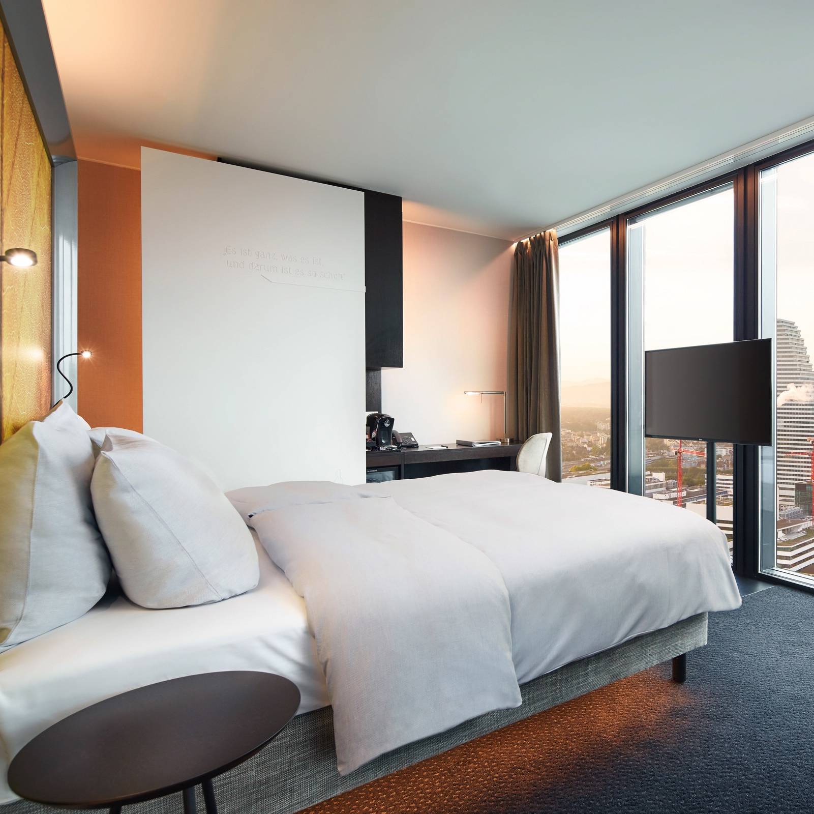 Prachtig uitzicht Hyperion Hotel Basel
