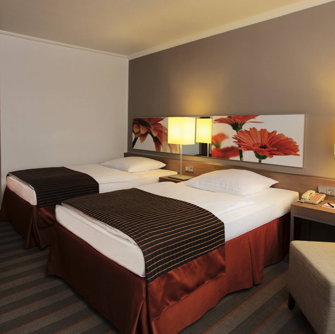 Просторные номера H4 Hotel Frankfurt Messe