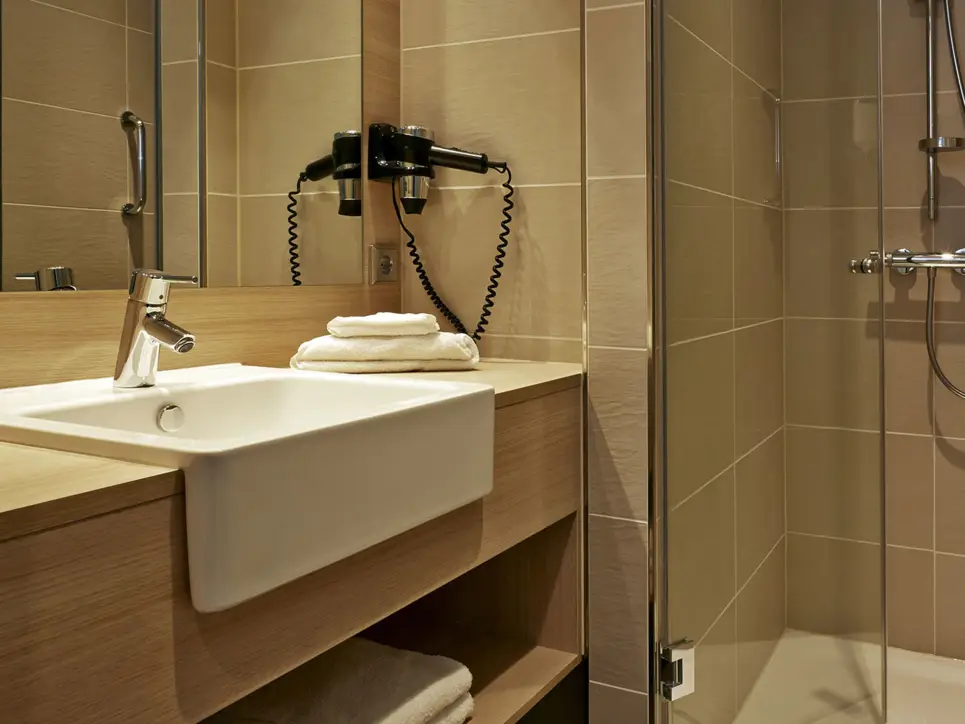 Salle de bain de l‘hôtel H2 Hotel München Messe - site internet officiel