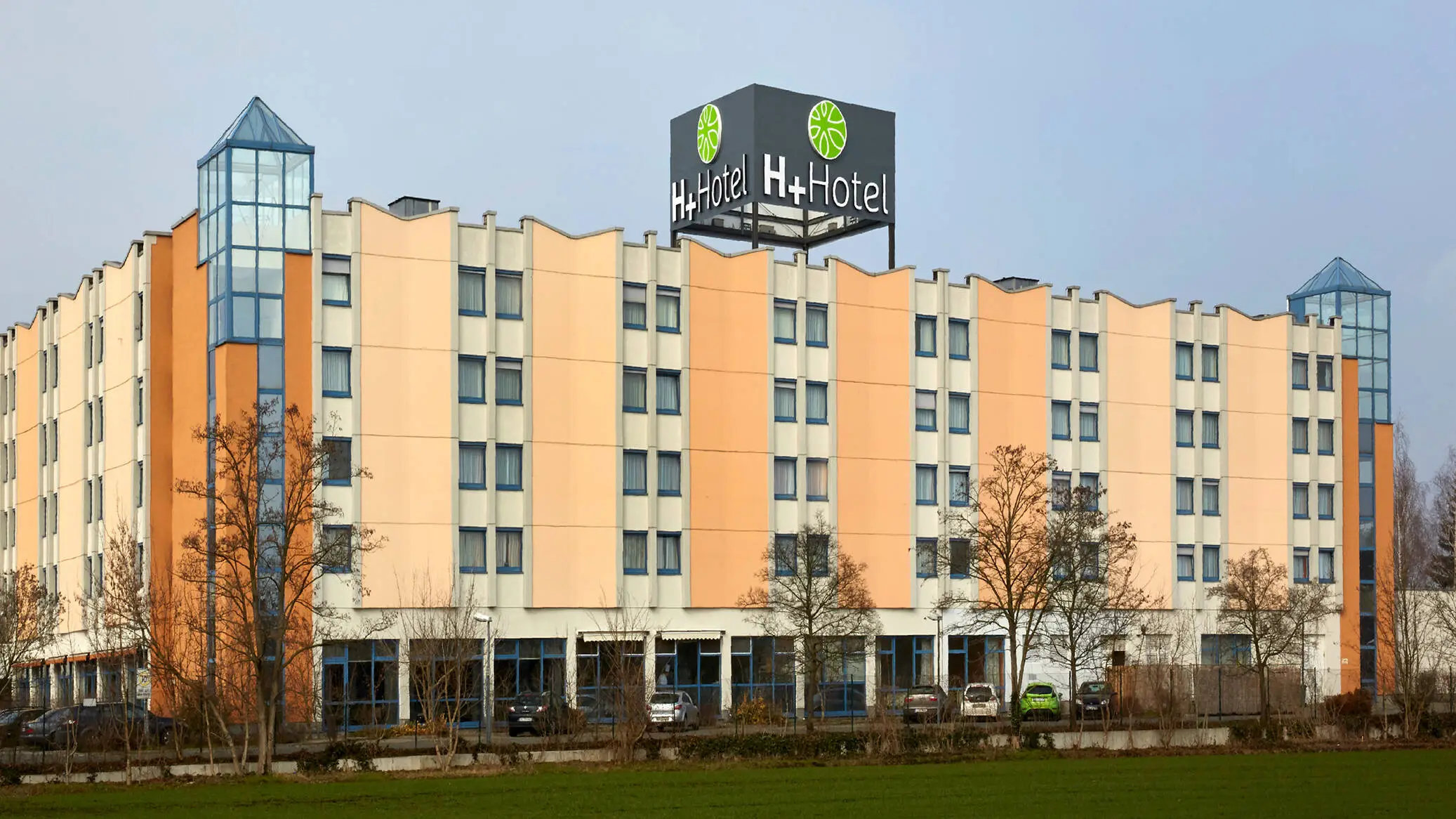 Exterior view from the H+ Hotel Leipzig-Halle