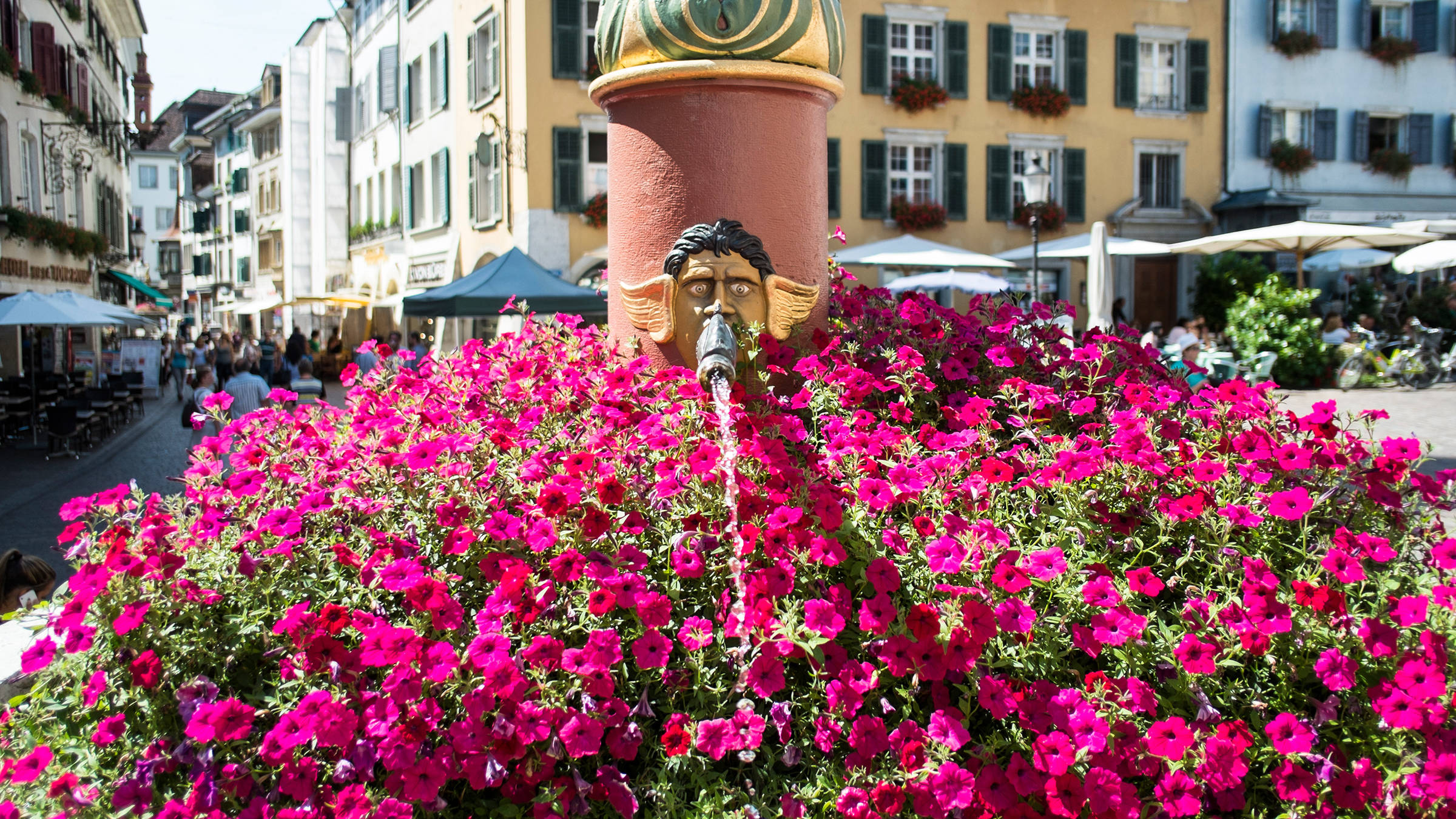 Fountain in the Old town - H4 Hotel Solothurn - Official website