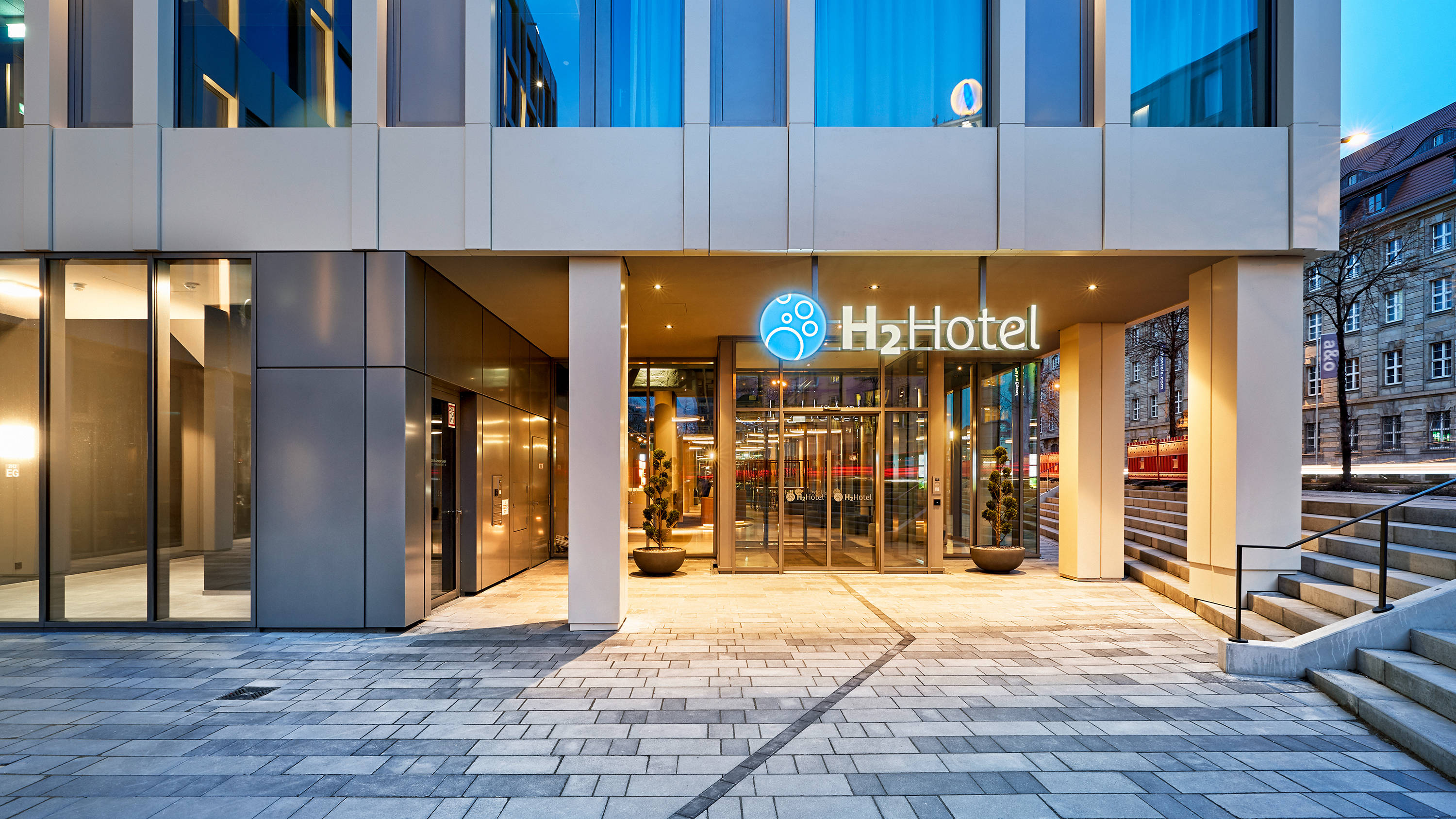 Vista exterior - H2 Hotel Leipzig