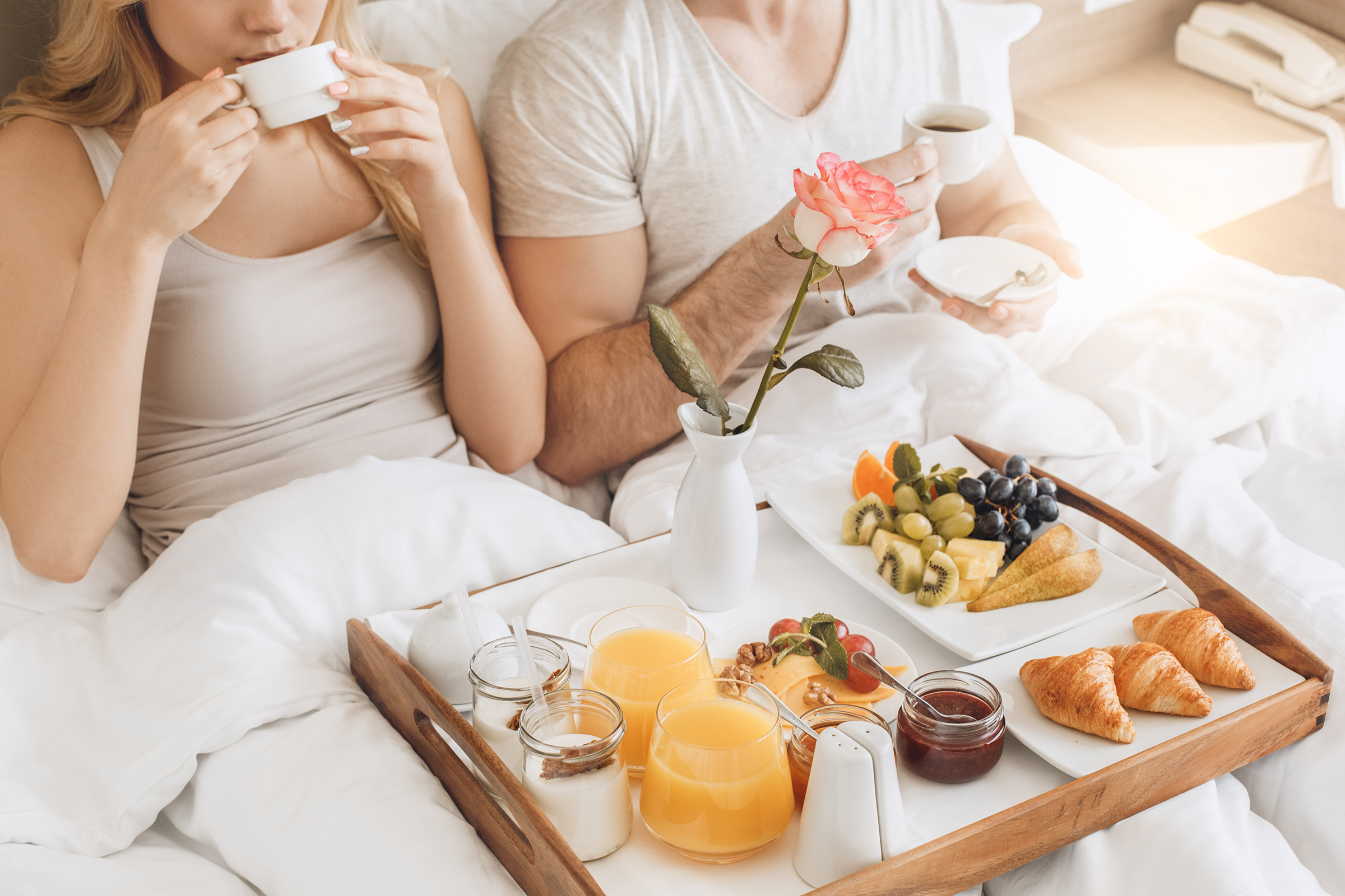 Couple having a relaxed breakfast | H-Hotels.com Couple having a relaxed breakfast | H-Hotels.com