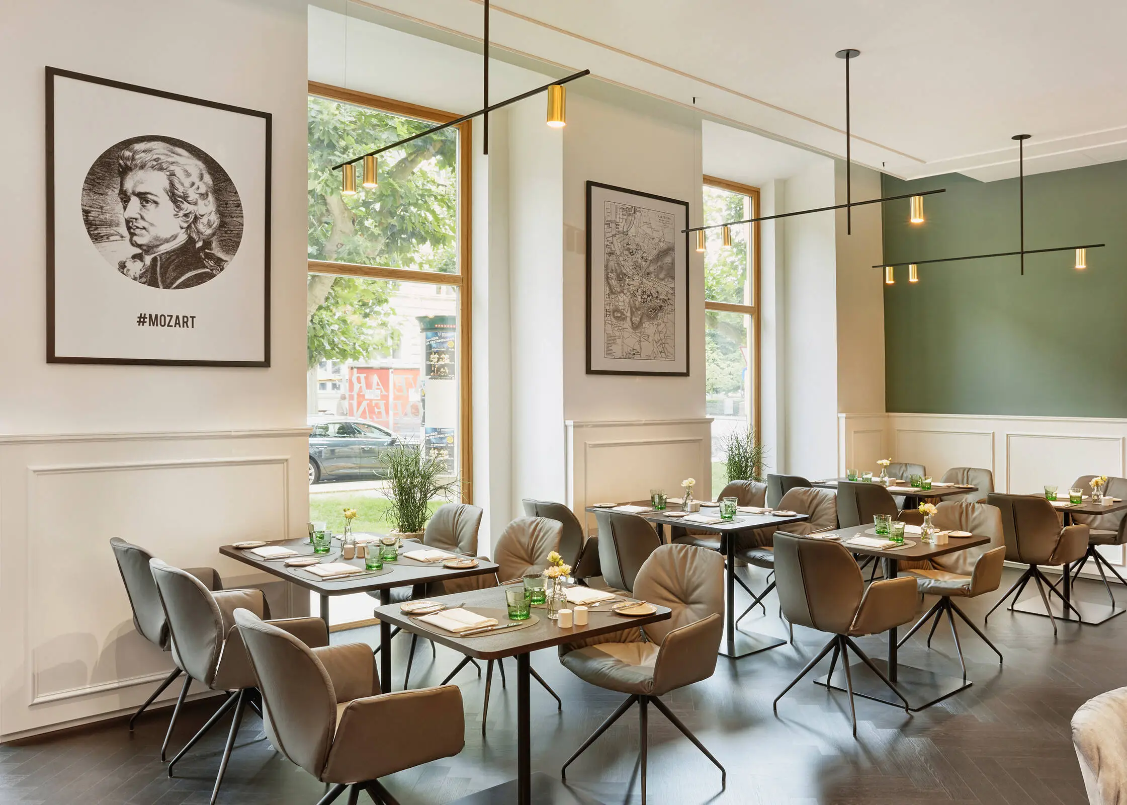 Restaurant Gaumenfreund im Hyperion Hotel Salzburg.