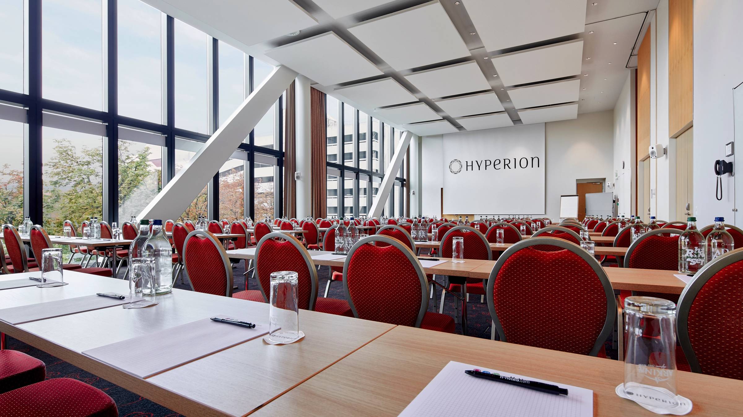 Blick in einen der Seminarräume des Hyperion Hotel Basel - Offizielle Webseite Blick in einen der Seminarräume des Hyperion Hotel Basel - Offizielle Webseite