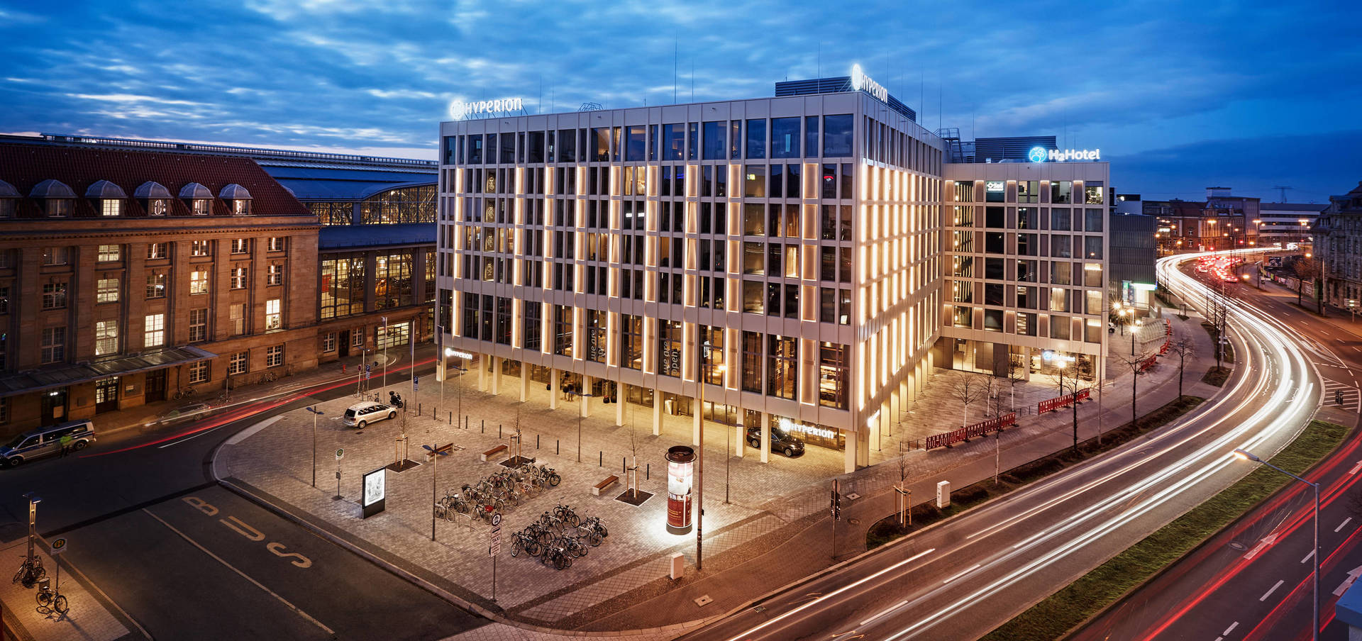Exterior view of the Hyperion Hotel Leipzig - Official website