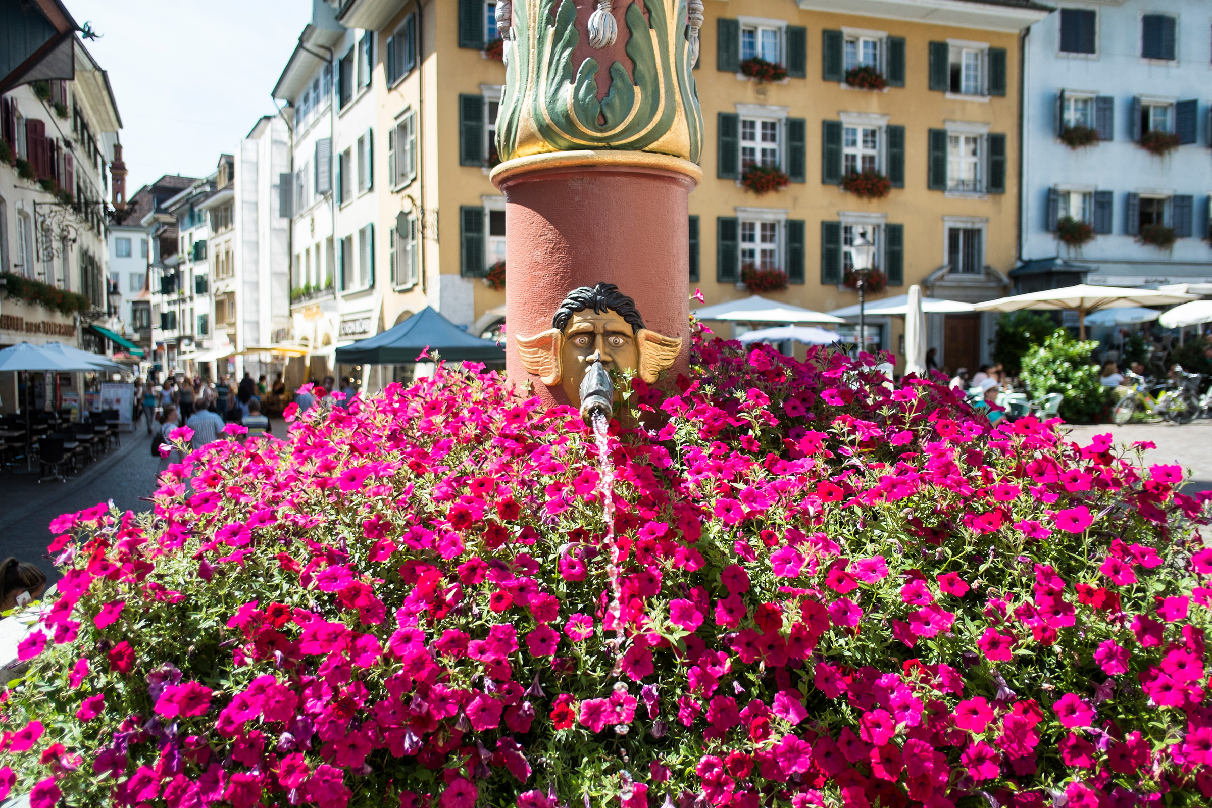 Fonteinen in het oude binnenstad - H4 Hotel Solothurn - Officiële website