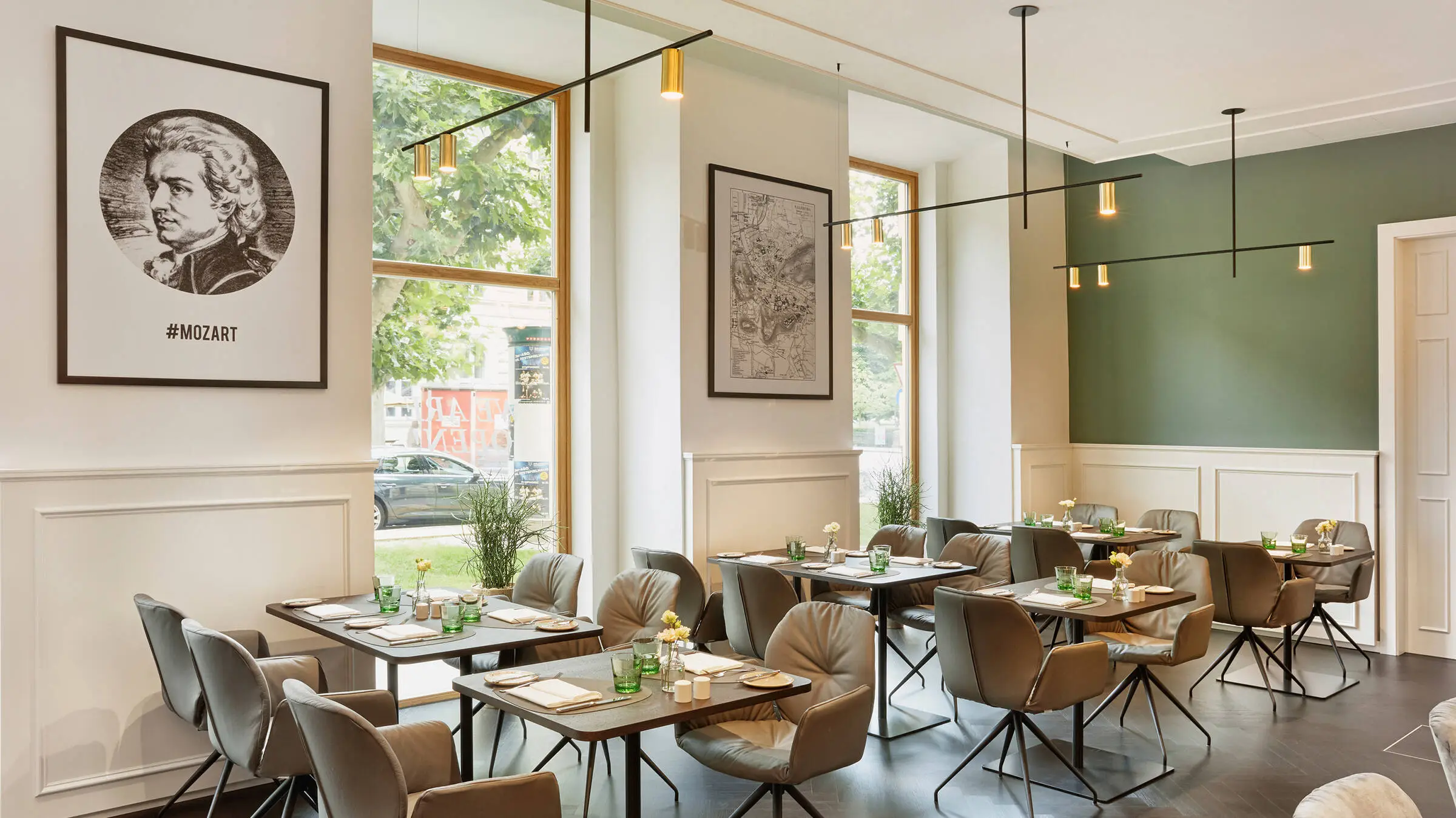 Restaurant Gaumenfreund à l'hôtel Hyperion de Salzbourg.