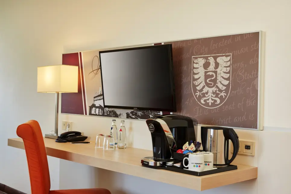 Chambre deluxe de l‘hôtel H+ Hotel Limes Thermen Aalen - site internet officiel