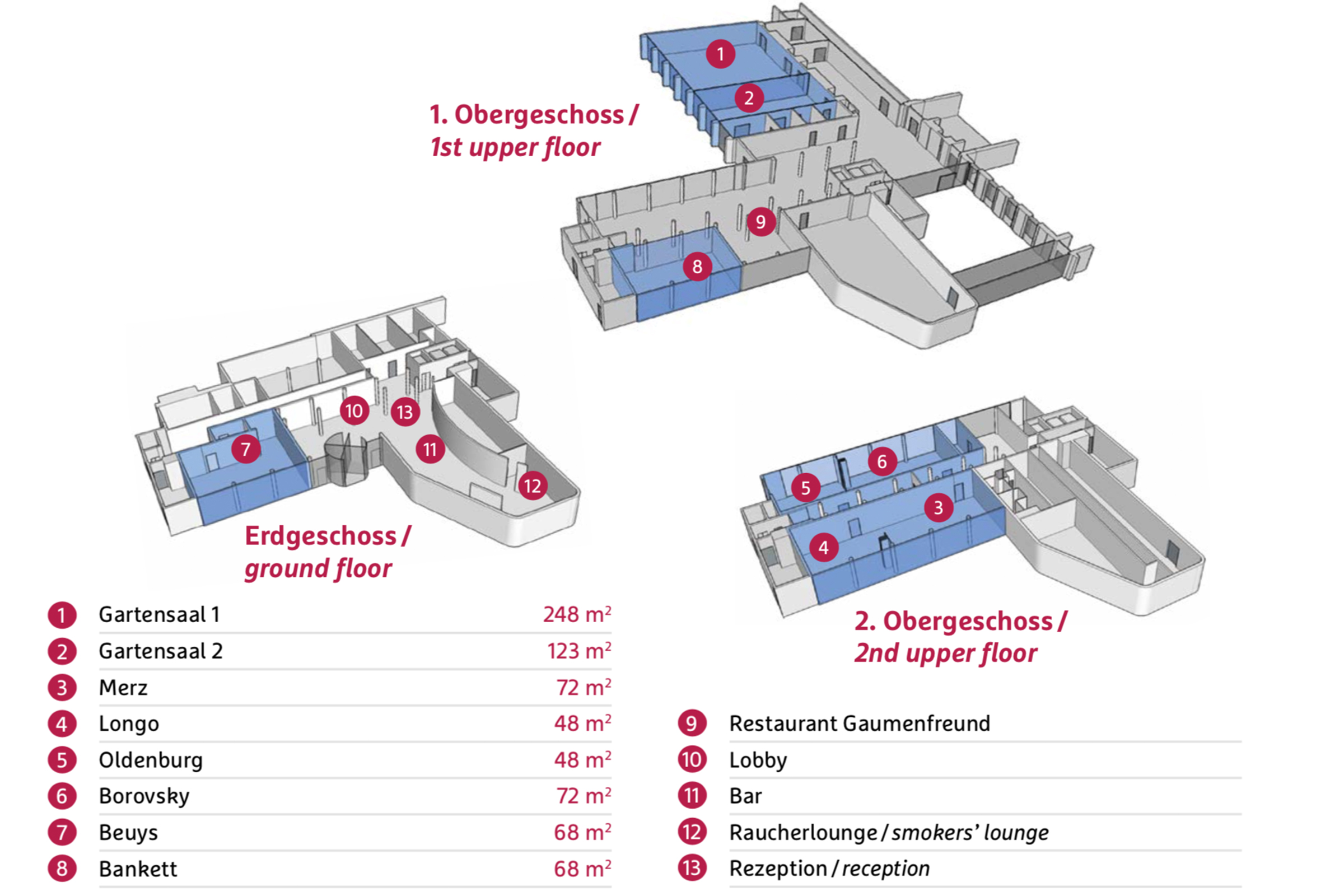 Location plan of the premises for meetings at the H4 Hotel Kassel - Official website Location plan of the premises for meetings at the H4 Hotel Kassel - Official website