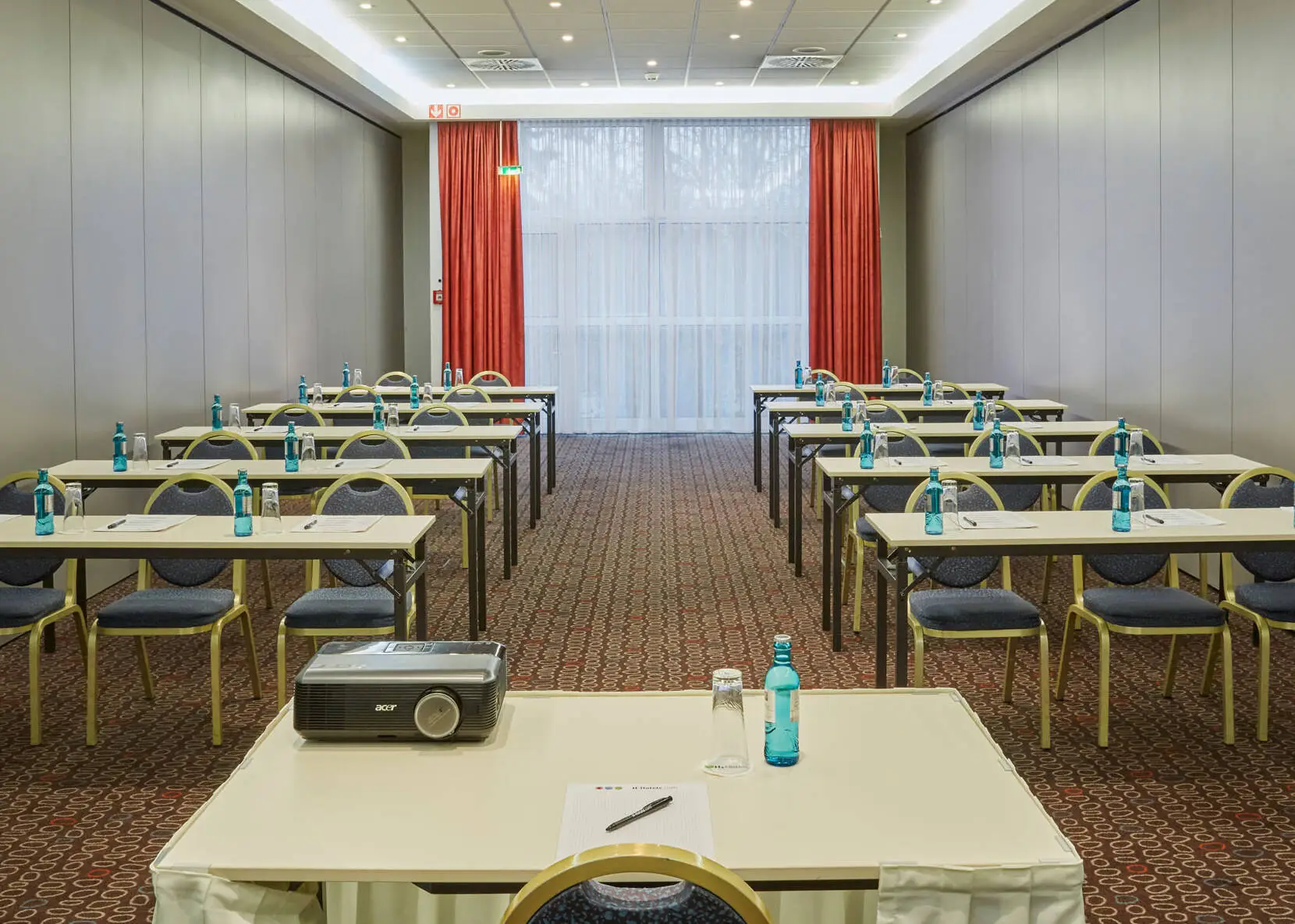 Bright conference rooms at the H+ Hotel Leipzig-Halle.