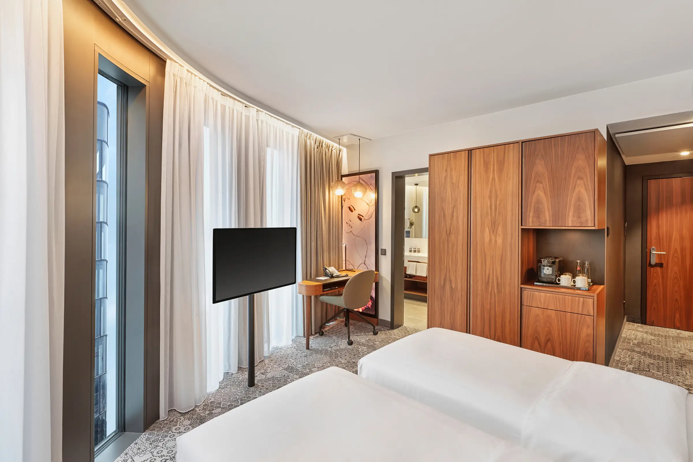 Business Twin room at the Hyperion Hotel München - Official website