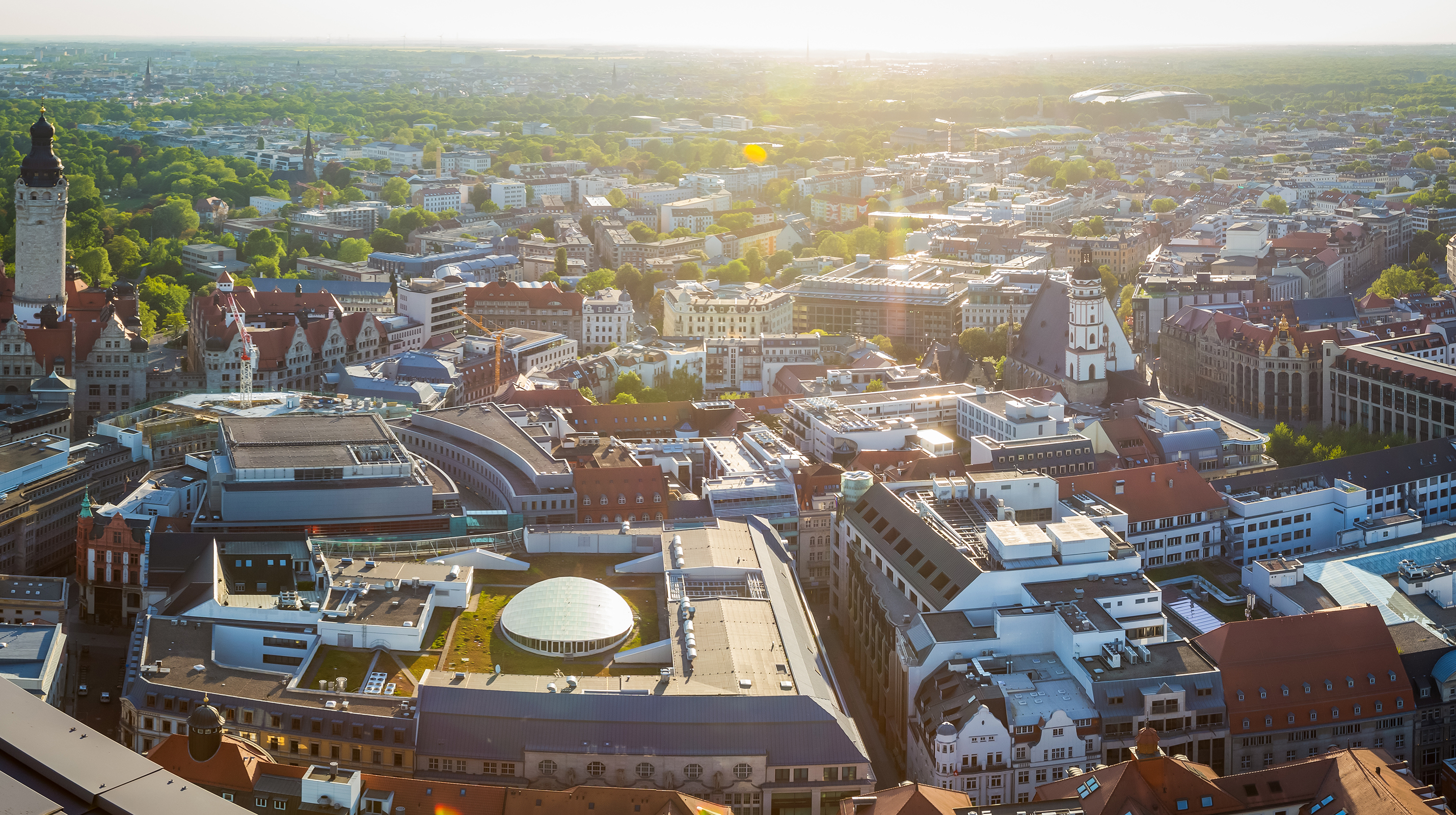 Leipzig von oben | H-Hotels.com Leipzig von oben | H-Hotels.com