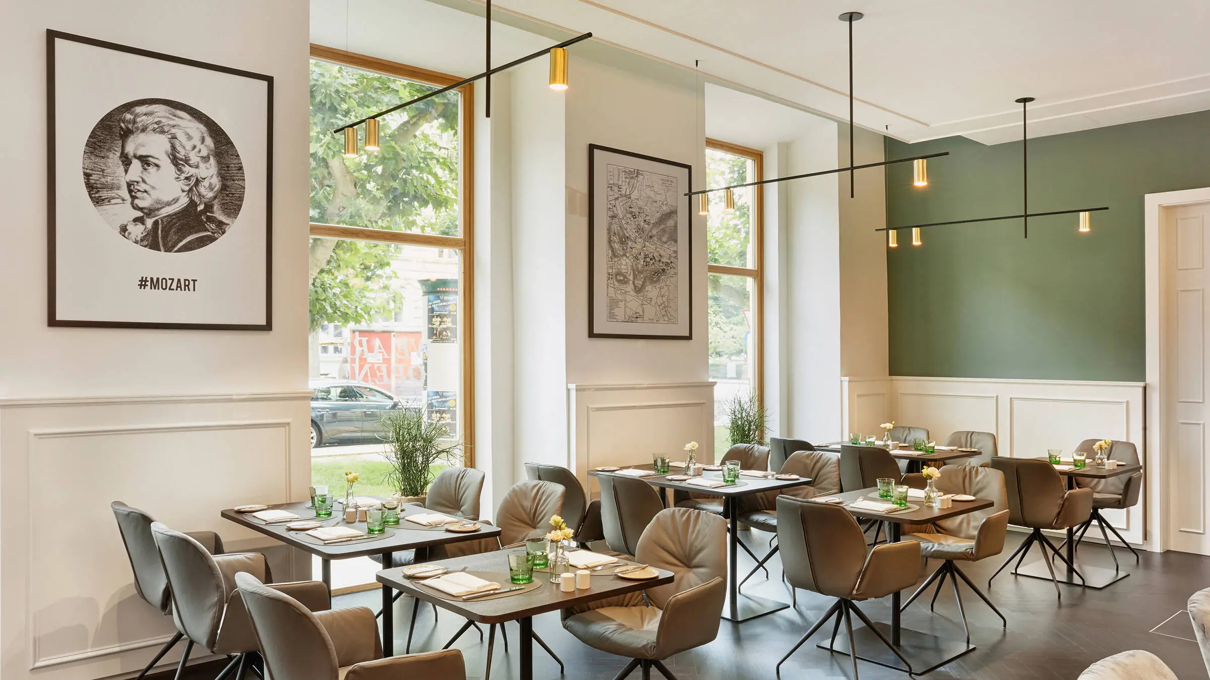 Ristorante Gaumenfreund nell'Hyperion Hotel Salzburg.