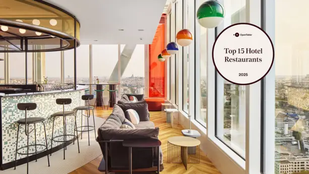 Hotel bar "The Stage" at the H4 Hotel Wyndham Paris Pleyel Resort