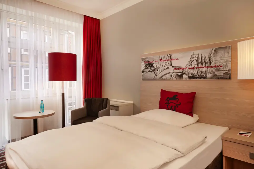 Chambre Confort moderne - H+ Hotel Stade Herzog Widukind - site internet officiel