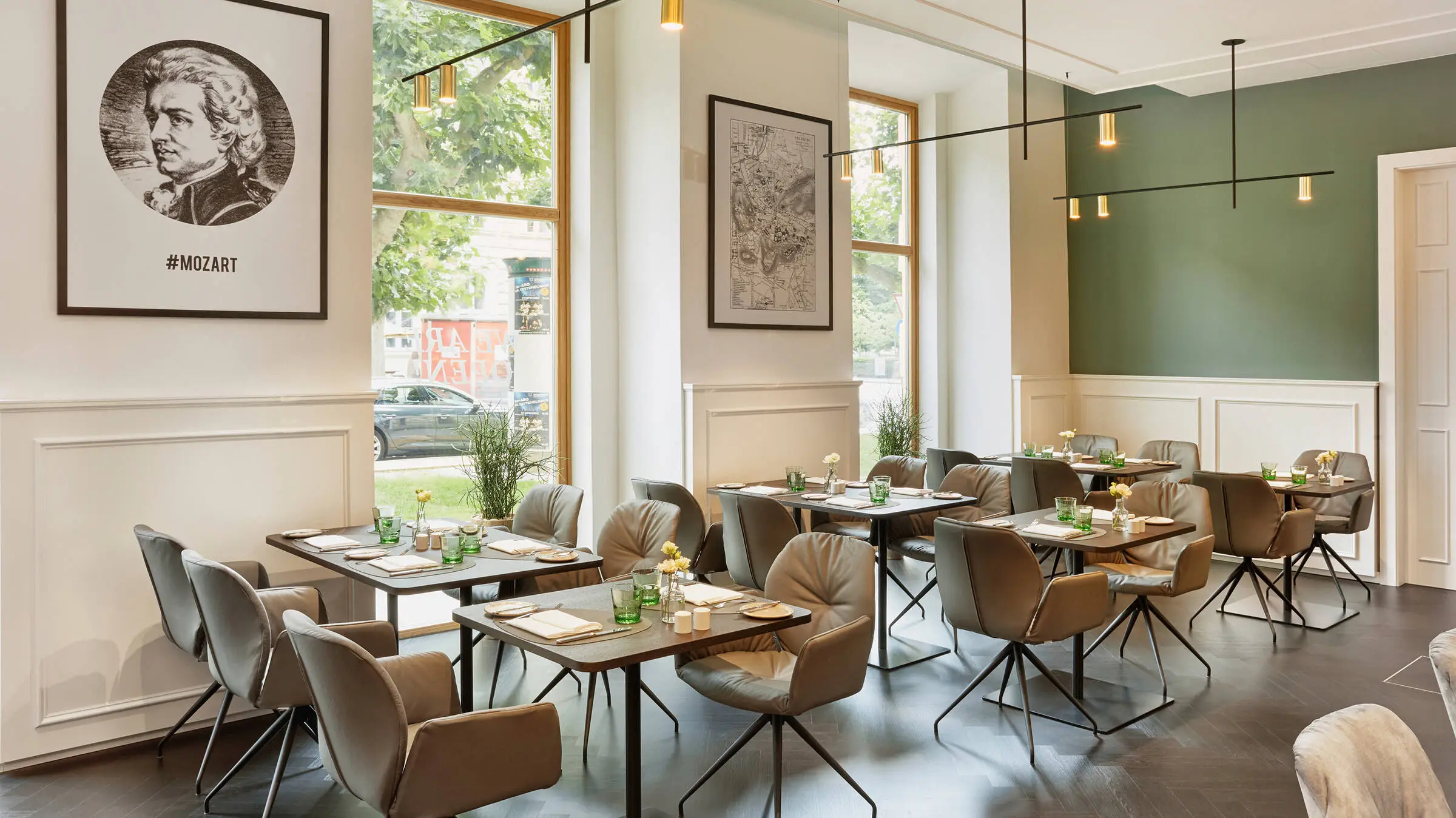 Restaurant Gaumenfreund im Hyperion Hotel Salzburg.