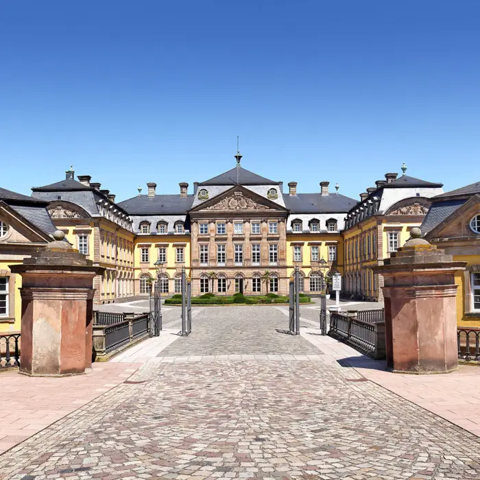 Bad Arolsen Residential Palace in the sunlight