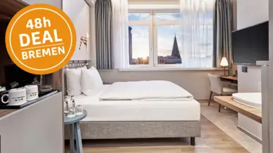 Reisedeal Bremen - 30% Rabatt im H+ Hotel Bremen - Offizielle Webseite