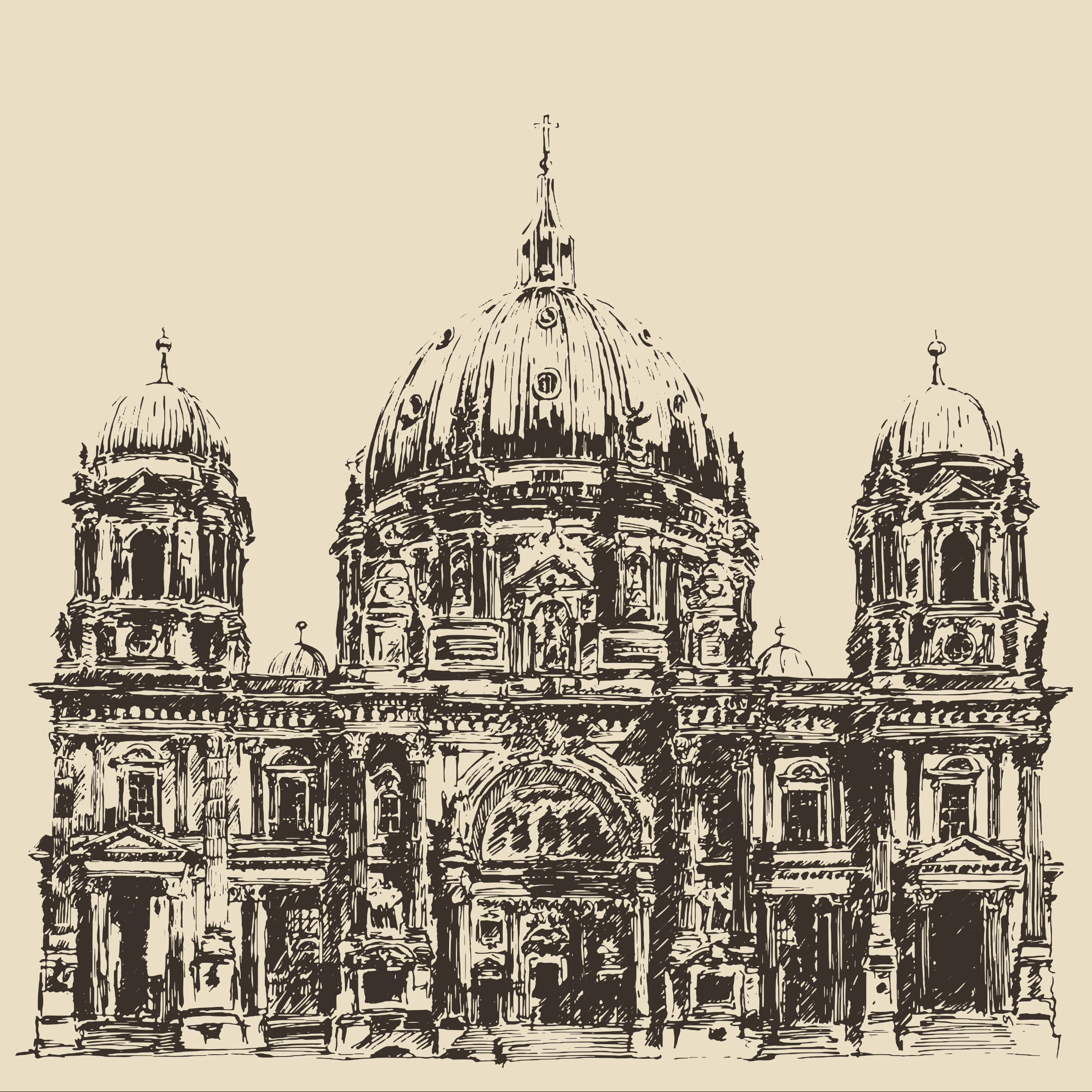 Zerstörung und Wiederaufbau des Berliner Doms | H-Hotels Zerstörung und Wiederaufbau des Berliner Doms | H-Hotels