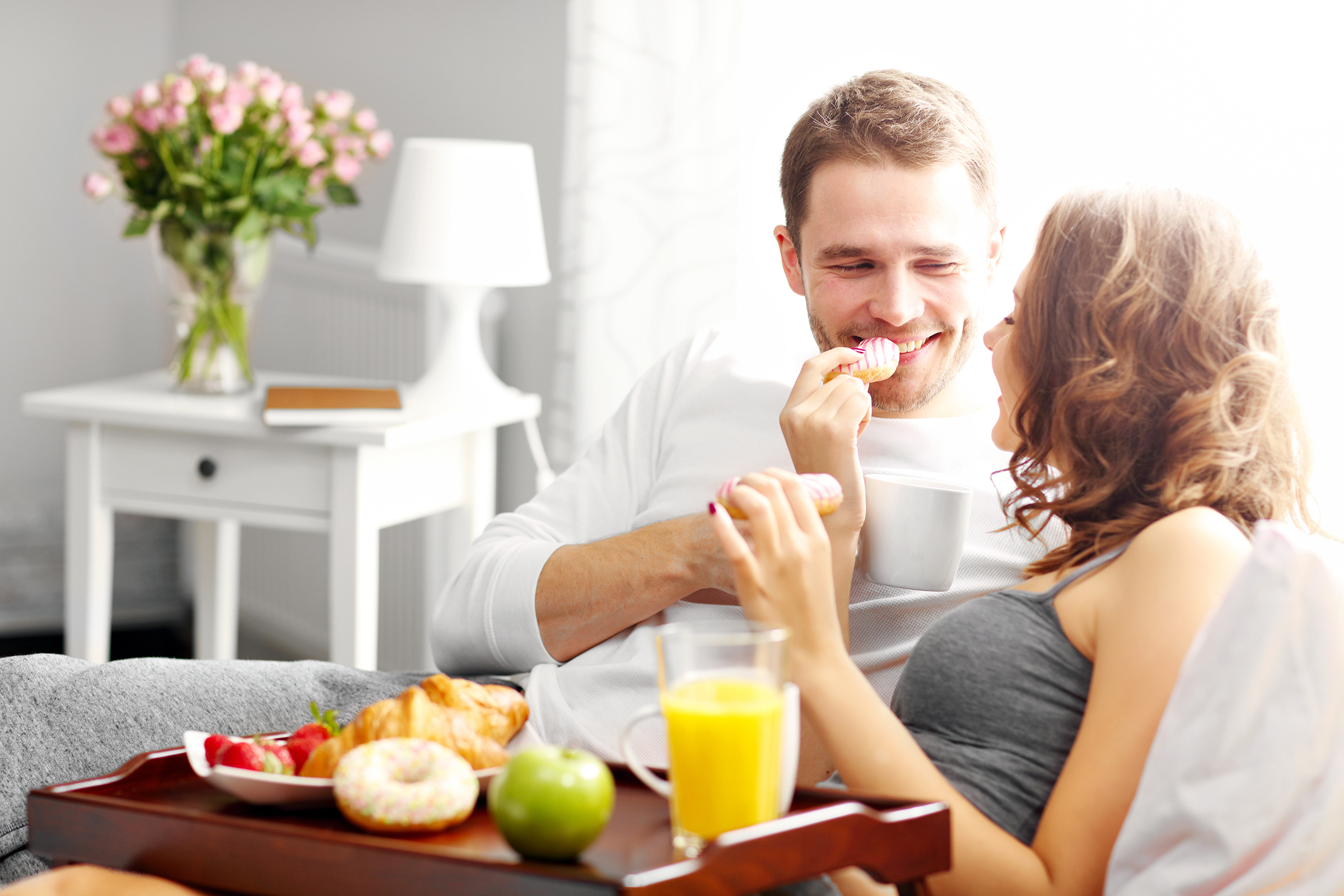 Couple having a relaxed breakfast | H-Hotels.com Couple having a relaxed breakfast | H-Hotels.com