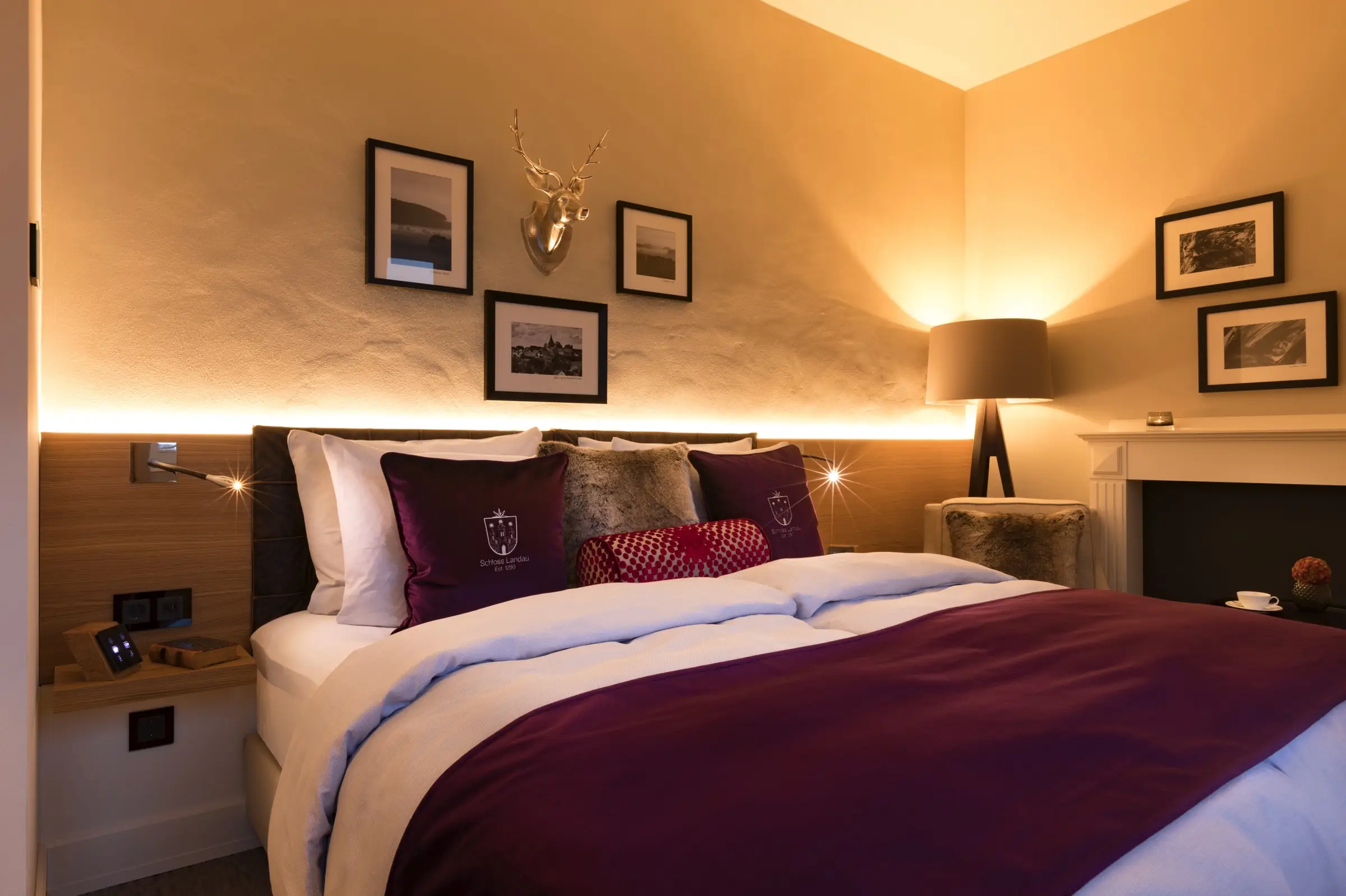 Comfort double room - Hotel Brunnenhaus Schloss Landau - Official website