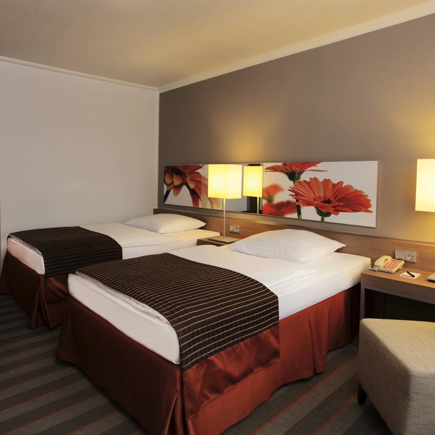 Ruime kamers H4 Hotel Frankfurt Messe