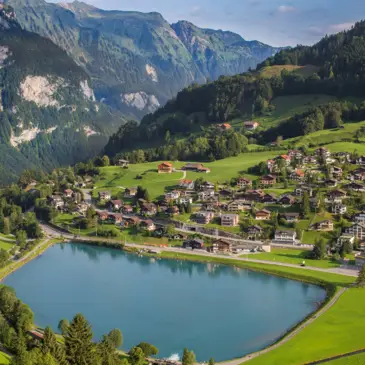 Engelberg von oben - H-Hotels in Engelberg - Offizielle Webseite