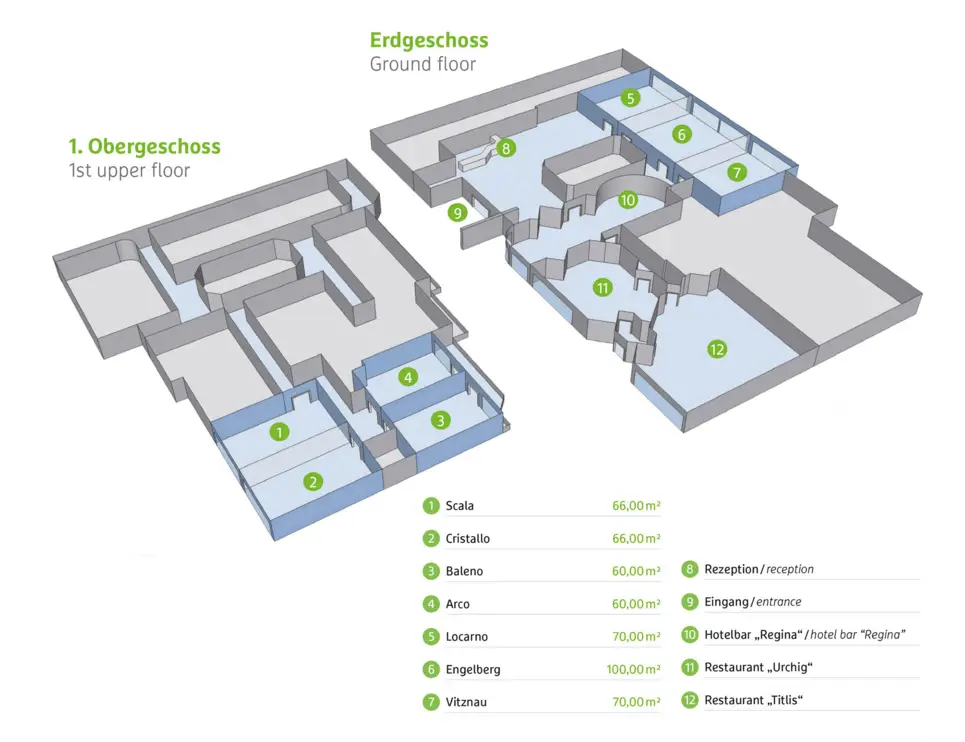 Lageplan der Räumlichkeiten für Seminare, Tagungen und Konferenzen im H+ Hotel & Spa Engelberg - Offizielle Webseite Lageplan der Räumlichkeiten für Seminare, Tagungen und Konferenzen im H+ Hotel & Spa Engelberg - Offizielle Webseite