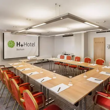 Modern meeting rooms at the H+ Hotel Bochum - Official website