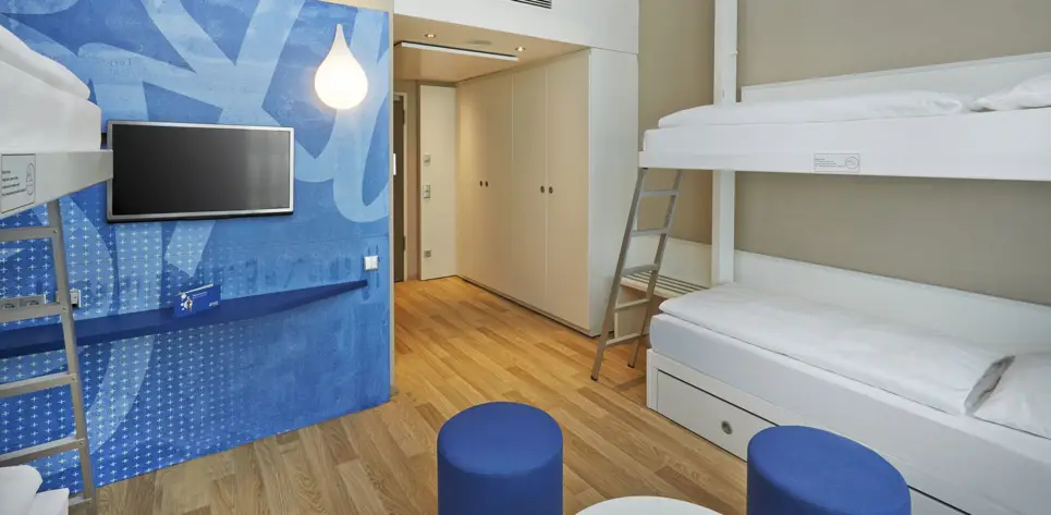 Chambres à plusieurs lits H2 moderne - H2 Hotel München Messe - site internet officiel