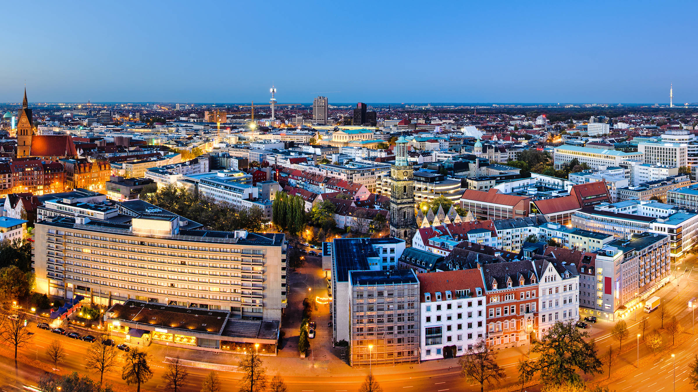 Hannover bei Nacht | H-Hotels.com