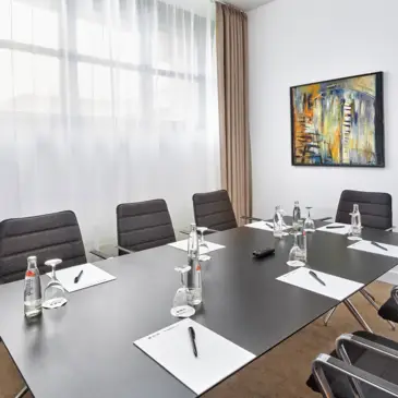 Inside the meetings area of the H+ Hotel Limes Thermen Aalen - Official website