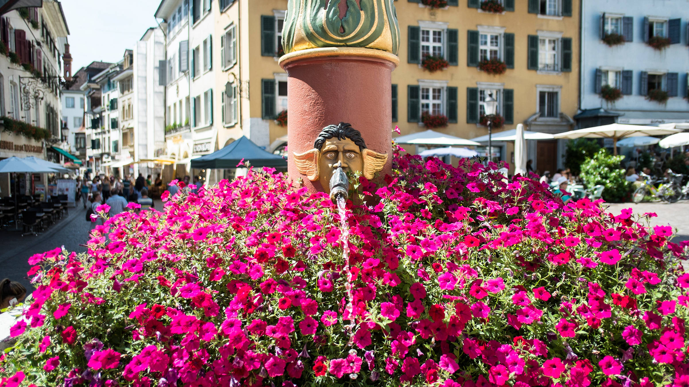 Brunnen in der Altstadt Solothurn - H4 Hotel Solothurn - Offizielle Webseite