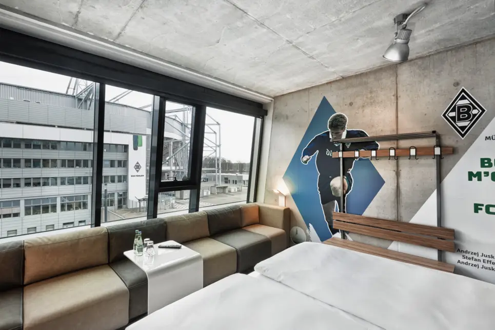 Comfort rooms in the H4 Hotel Mönchengladbach im BORUSSIA-PARK