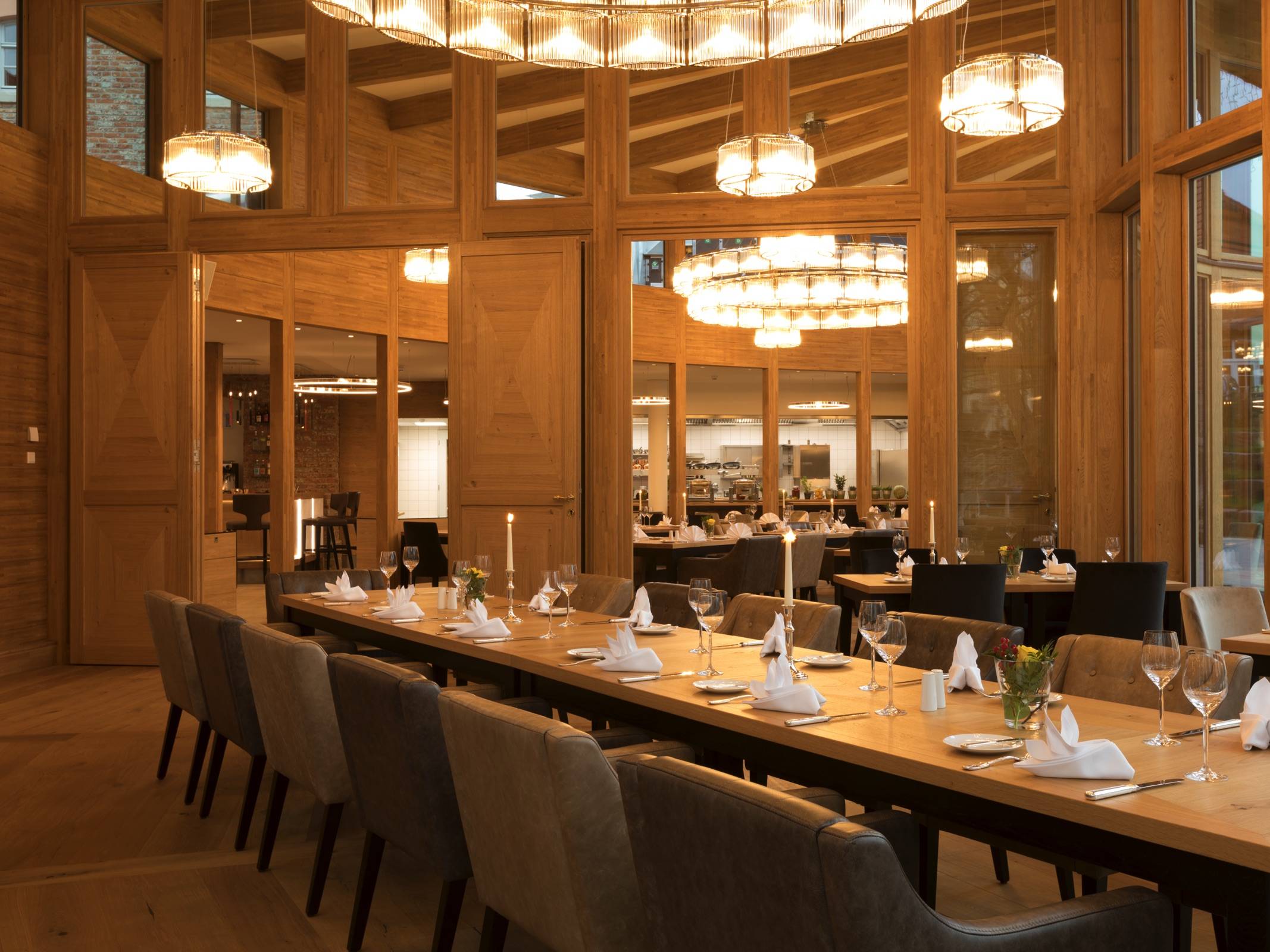 Restaurant - Hotel Brunnenhaus Schloss Landau Restaurant - Hotel Brunnenhaus Schloss Landau