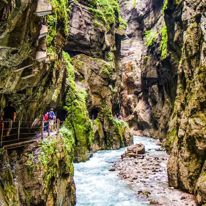 Garganta de Partnach, cerca de Garmisch-Partenkirchen