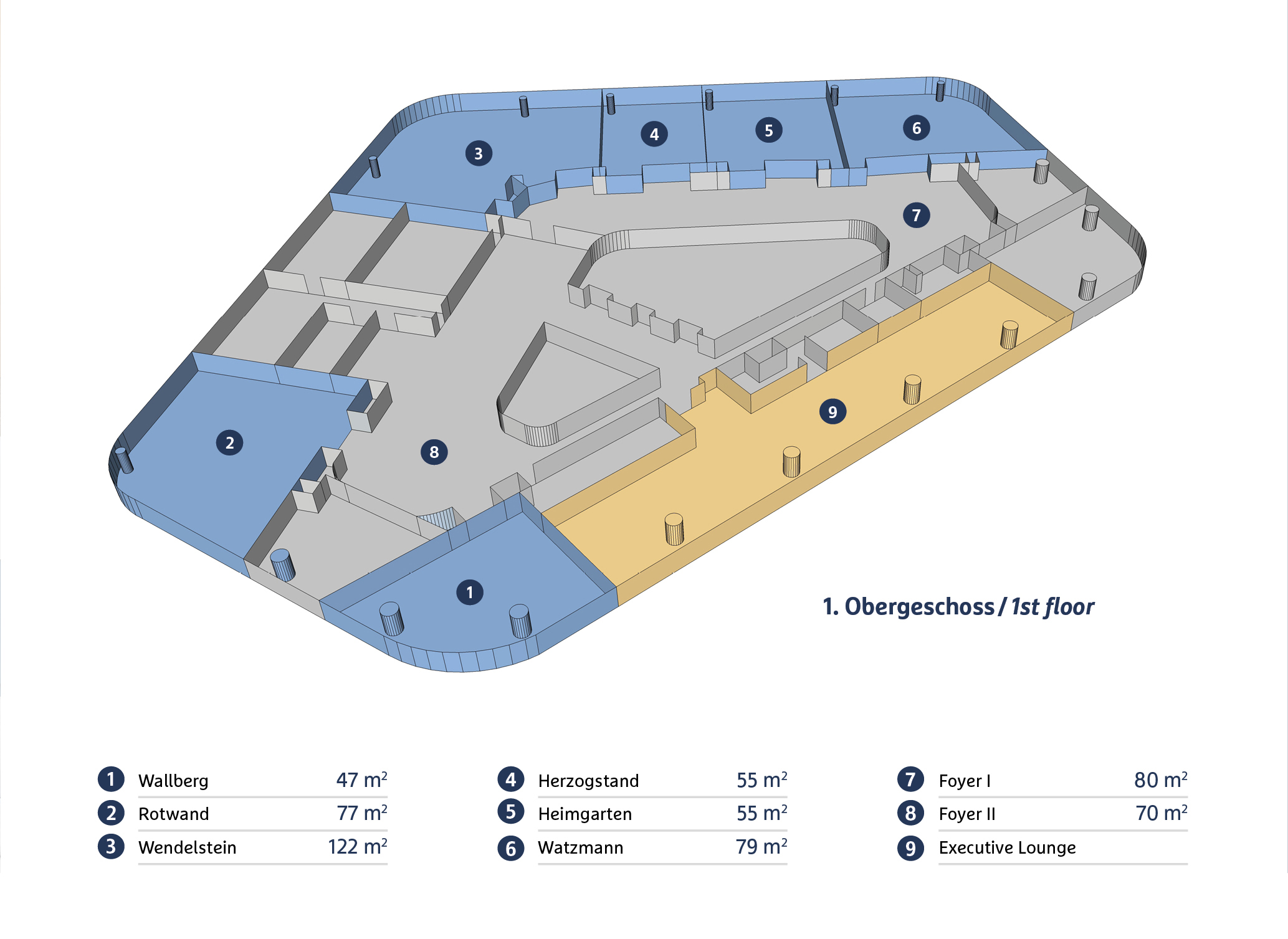 Meeting room plan of Hyperion Hotel München - Official website Meeting room plan of Hyperion Hotel München - Official website