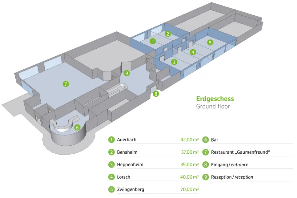 Tagungsraumplan vom H+ Hotel Darmstadt Tagungsraumplan vom H+ Hotel Darmstadt