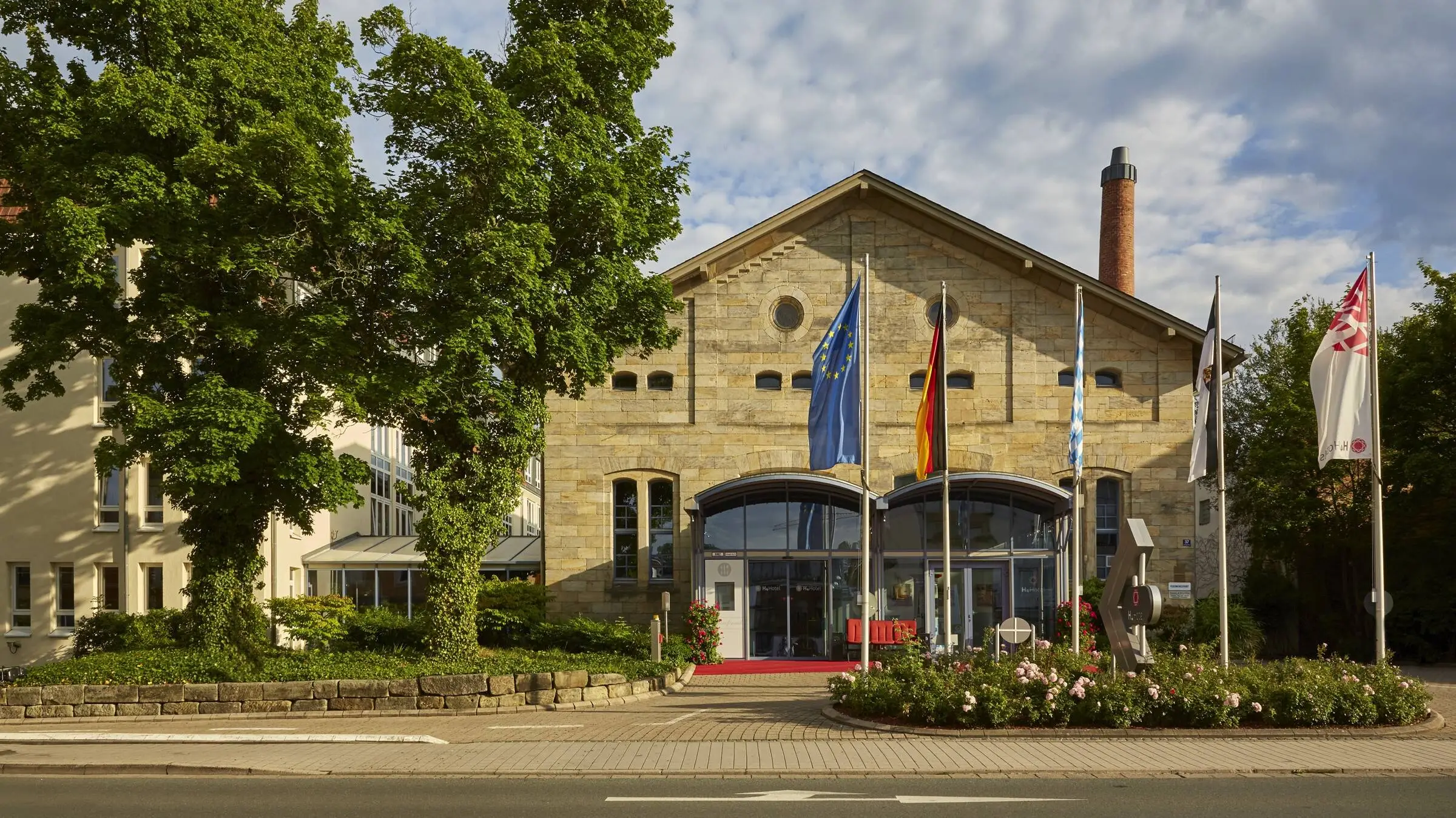 Exterior view from the H+ Hotel Leipzig-Halle