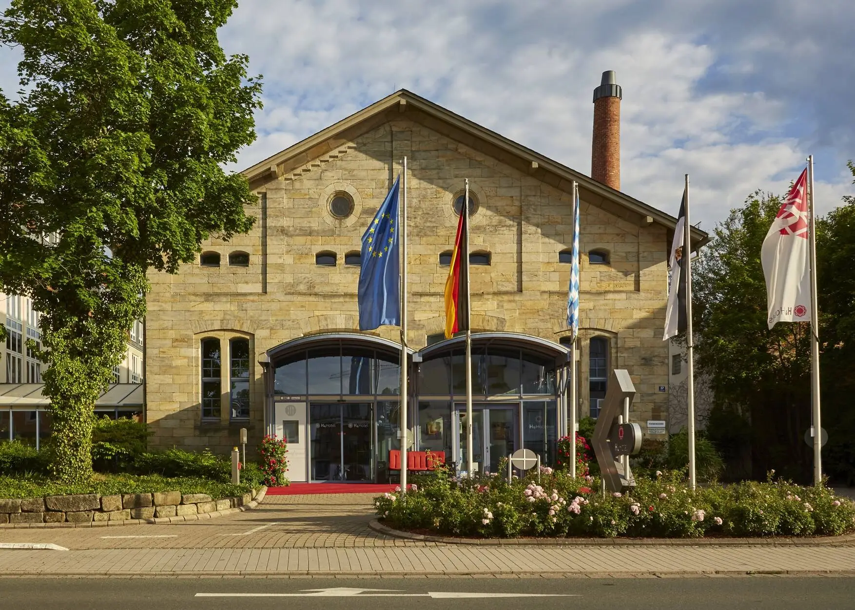 Exterior view from the H+ Hotel Leipzig-Halle