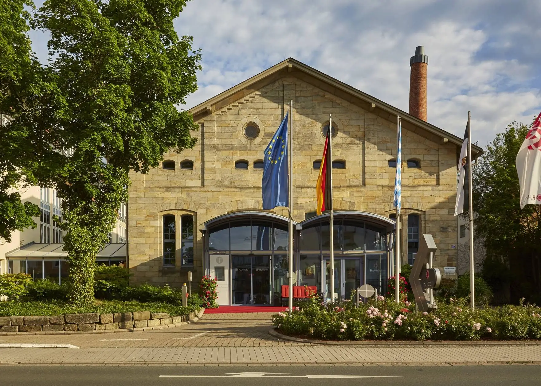 Außenansicht vom H+ Hotel Leipzig-Halle